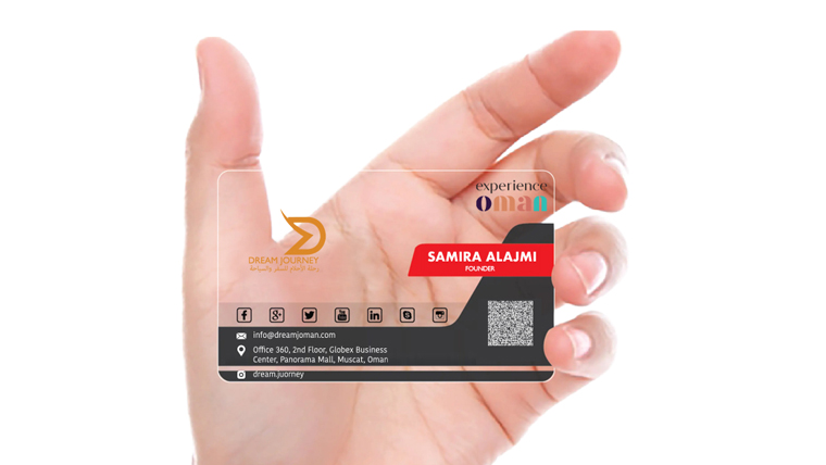 Transparent Business card
