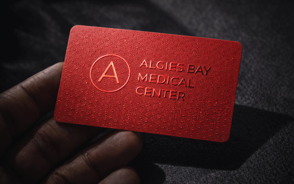 Luxury Red Foil Business card