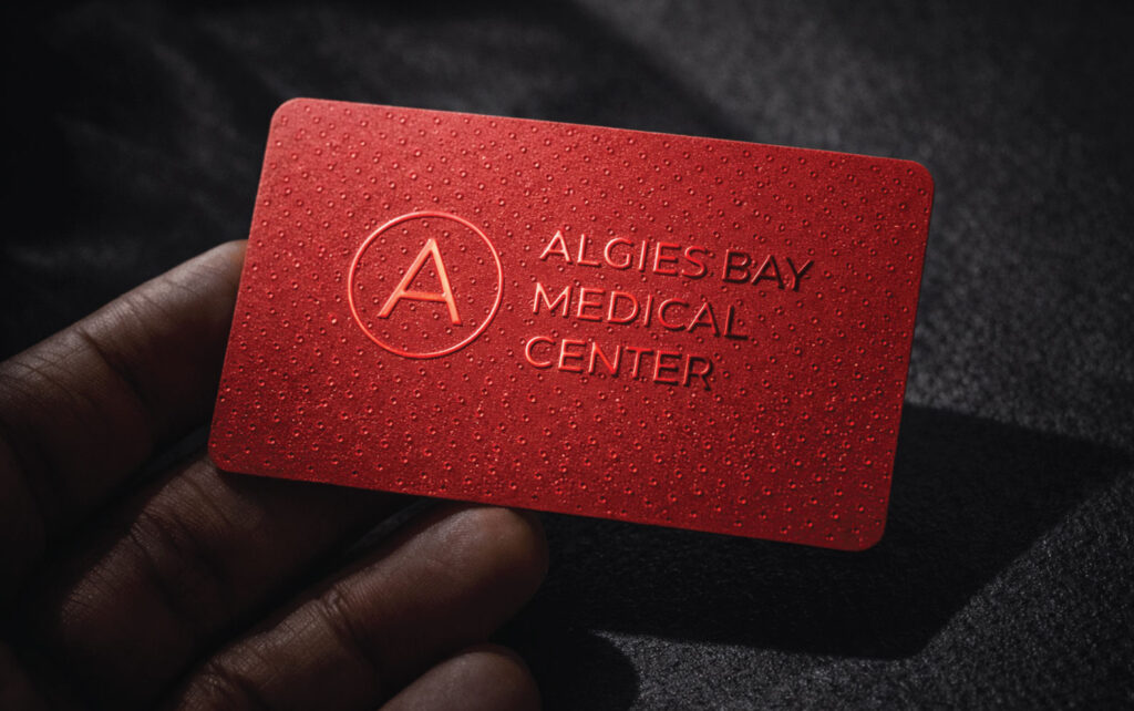 Luxury Red Foil Business card